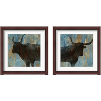 Framed Bison 2 Piece Framed Art Print Set