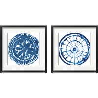 Framed 'Indigo Dye 2 Piece Framed Art Print Set' border=