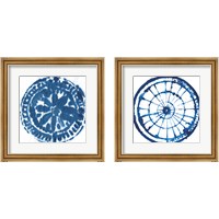 Framed Indigo Dye 2 Piece Framed Art Print Set