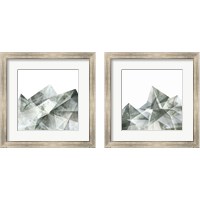 Framed Paper Mountains 2 Piece Framed Art Print Set
