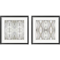 Framed Neutral Kaleidoscope 2 Piece Framed Art Print Set