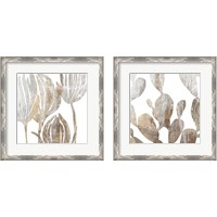Framed 'Marble Foliage 2 Piece Framed Art Print Set' border=