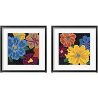 Framed Bright Flowers  2 Piece Framed Art Print Set