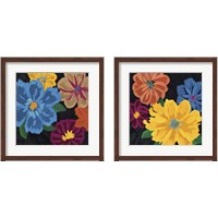 Framed Bright Flowers  2 Piece Framed Art Print Set