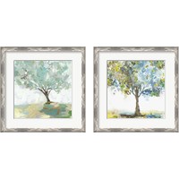 Framed 'Majestic Blue 2 Piece Framed Art Print Set' border=