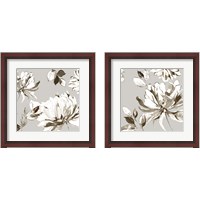 Framed 'Botanical Gray 2 Piece Framed Art Print Set' border=