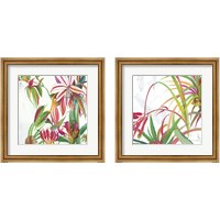 Framed 'Tropical 2 Piece Framed Art Print Set' border=