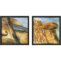 Framed Musical Instrument 2 Piece Framed Art Print Set