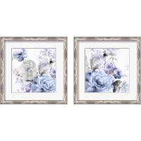 Framed 'Light Floral 2 Piece Framed Art Print Set' border=