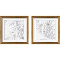 Framed 'Faded Leaves 2 Piece Framed Art Print Set' border=