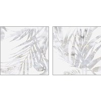Framed 'Faded Leaves 2 Piece Art Print Set' border=