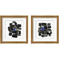 Framed Black Shapes 2 Piece Framed Art Print Set