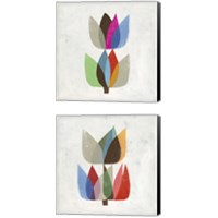 Framed 'Tulip 2 Piece Canvas Print Set' border=