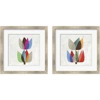 Framed 'Tulip 2 Piece Framed Art Print Set' border=