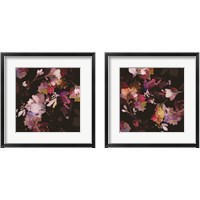 Framed Glitchy Floral 2 Piece Framed Art Print Set