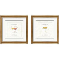 Framed 'Flavor Notes 2 Piece Framed Art Print Set' border=