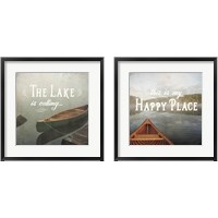 Framed Calm Waters no Triangles 2 Piece Framed Art Print Set