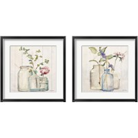 Framed Blossoms on Birch 2 Piece Framed Art Print Set