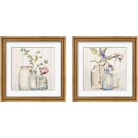 Framed Blossoms on Birch 2 Piece Framed Art Print Set