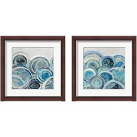 Framed Variation Blue Grey 2 Piece Framed Art Print Set
