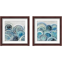 Framed Variation Blue Grey 2 Piece Framed Art Print Set