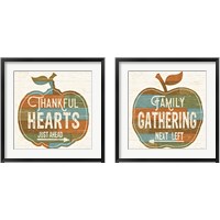 Framed Harvest Signs 2 Piece Framed Art Print Set