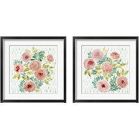 Framed 'Spring Blossoming 2 Piece Framed Art Print Set' border=