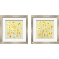 Framed Soft Spring Floral 2 Piece Framed Art Print Set