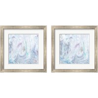 Framed 'Marble  2 Piece Framed Art Print Set' border=