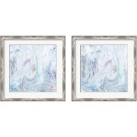 Framed 'Marble  2 Piece Framed Art Print Set' border=