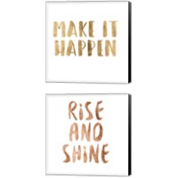 Framed Power Quotes 2 Piece Canvas Print Set