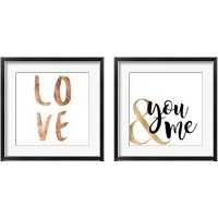 Framed Love Quotes 2 Piece Framed Art Print Set