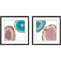 Framed 'Gem Stones 2 Piece Framed Art Print Set' border=