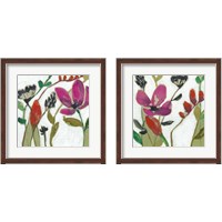Framed Vivid Flowers 2 Piece Framed Art Print Set