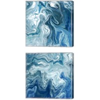 Framed 'Indigo Minerals 2 Piece Canvas Print Set' border=