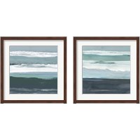 Framed Teal Sea 2 Piece Framed Art Print Set