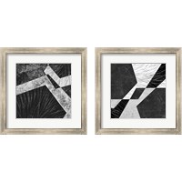 Framed 'Orchestrated Geometry 2 Piece Framed Art Print Set' border=