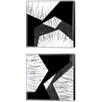 Framed 'Orchestrated Geometry 2 Piece Canvas Print Set' border=