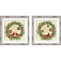 Framed Winter Feathers 2 Piece Framed Art Print Set