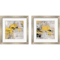 Framed Stone Gardens Yellow 2 Piece Framed Art Print Set