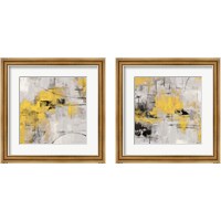 Framed Stone Gardens Yellow 2 Piece Framed Art Print Set