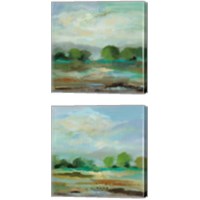 Framed 'Unexpected Clouds 2 Piece Canvas Print Set' border=