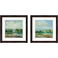 Framed 'Unexpected Clouds 2 Piece Framed Art Print Set' border=