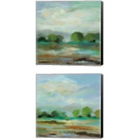 Framed 'Unexpected Clouds 2 Piece Canvas Print Set' border=