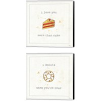 Framed 'Lil Sweeties 2 Piece Canvas Print Set' border=