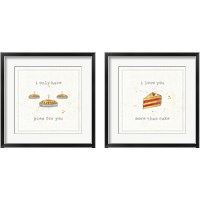 Framed 'Lil Sweeties 2 Piece Framed Art Print Set' border=