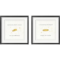Framed Calorie Cuties 2 Piece Framed Art Print Set