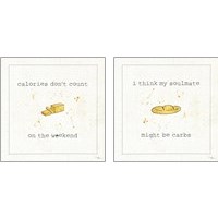Framed Calorie Cuties 2 Piece Art Print Set