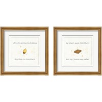 Framed 'Calorie Cuties 2 Piece Framed Art Print Set' border=