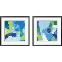 Framed 'Mountain Reflection 2 Piece Framed Art Print Set' border=